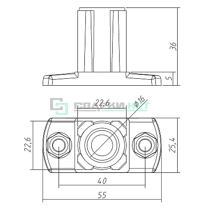 Угол накладной 25х25х1,2  
