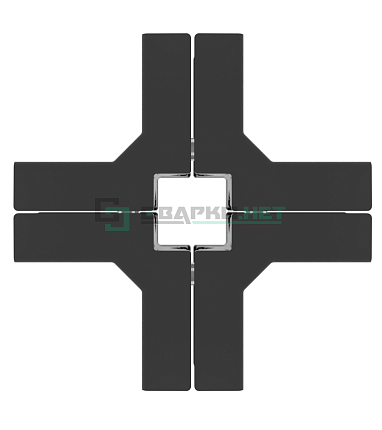 Внешний угловой соединитель 5-и 6-и лучевой 25мм