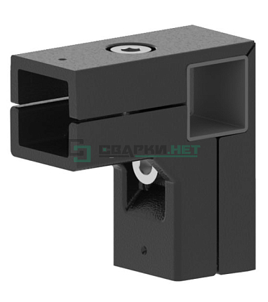 Внешний угловой соединитель 2-х лучевой 25мм со вставкой