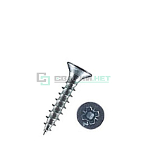 Саморез с потайной головкой под крест 3,5х16 цинк  - Чертеж