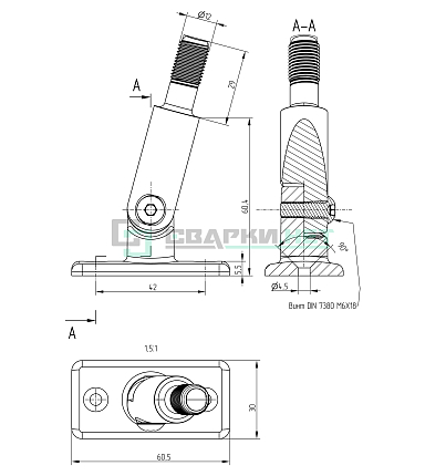 Ложемент для плоскости