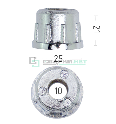 Втулка внутренняя с резьбой М10