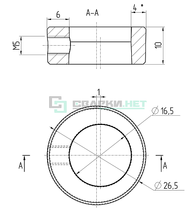 Держатель ригеля Ф16  
