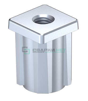 Заглушка 25х25х1,2  М10