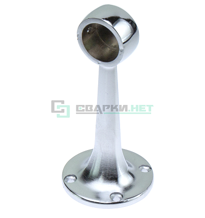 Держатель дистанционный концевой, хром 25мм