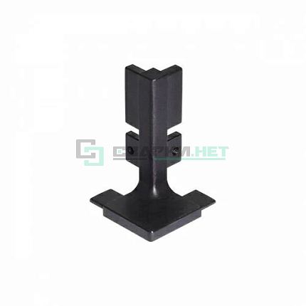 Угол 90 градусов внешний для профиля L - образного 4464, цвет чёрный металлик