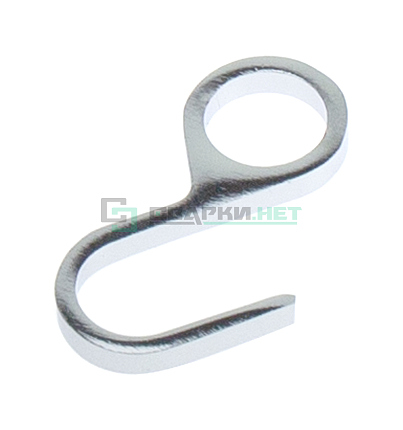 Крючок на рейлинг 16 мм, несъёмный