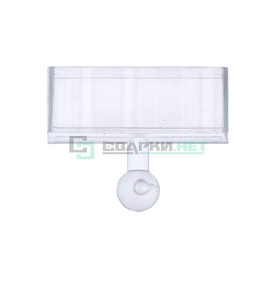 Держатель прозрачный матовый 30 мм