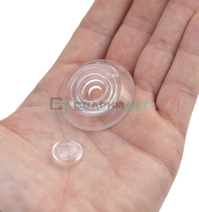 Шайба большая поликарбонатная прозрачная