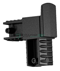 Угловой соединитель с выступом 25х25х1,2 . 