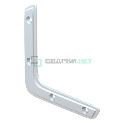 Уголок оконный 100х100x2 мм, белый цинк STARFIX