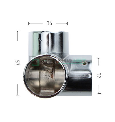 Муфта с 3-мя направлениями ортогональная d-32