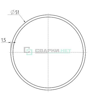 Труба Ф51х1,5