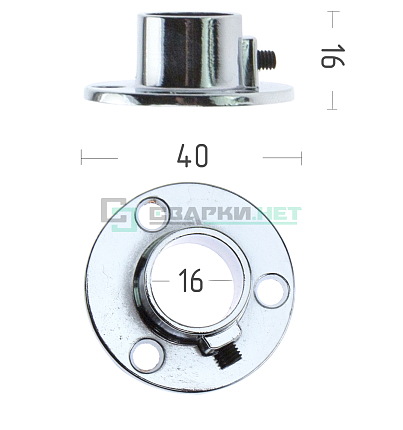 Фланец для трубы литой d-16