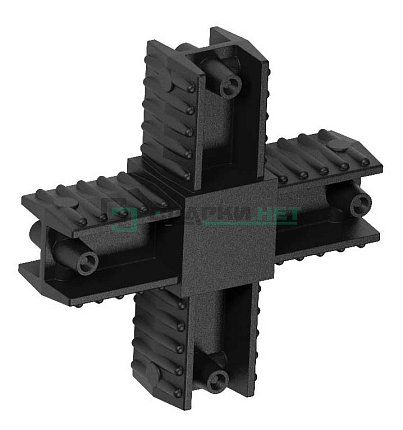 Угловой соединитель 4-х лучевой 25х25х1,2.  