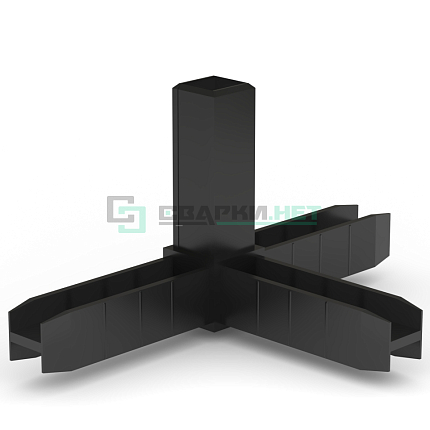 Уголок сборочный черный 4d