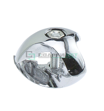 Соединитель тройной правый, хром 25мм - Чертеж