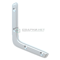 Уголок оконный 75х75x2 мм, белый цинк STARFIX - Чертеж