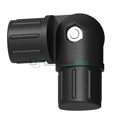 Шарнир поручня Ф38  черный 