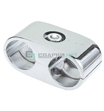 Соединитель параллельный двухтрубный 25мм - Чертеж