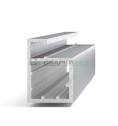 Профиль рамочный узкий, серебро (анод), L-3000 SECRET