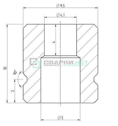 Сменная матрица дырокола  