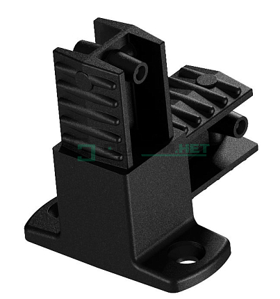 Угловой соединитель с площадкой 25х25х1,2.  