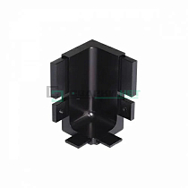 Угол 90 градусов внутренний для профиля L - образного 4464, цвет чёрный металлик - Чертеж