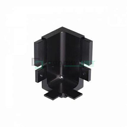 Угол 90 градусов внутренний для профиля L - образного 4464, цвет чёрный металлик