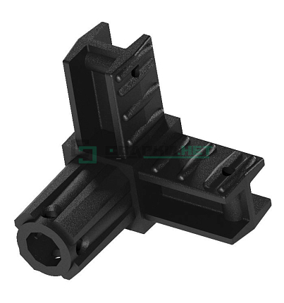 Угловой соединитель 3-х лучевой 20х20х1,5мм.