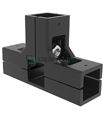 Внешний угловой соединитель 4-х и 5-и лучевой 25мм