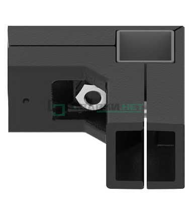 Внешний угловой соединитель 2-х лучевой 25мм со вставкой