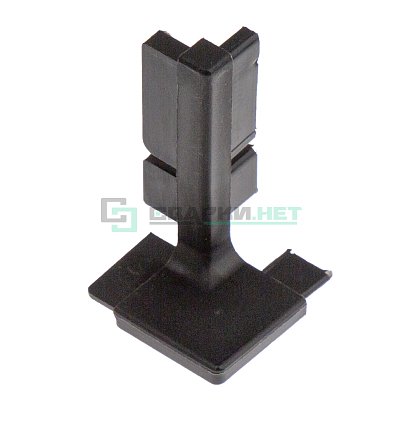 Угол 90 градусов внешний для профиля L - образного 4464, цвет чёрный металлик