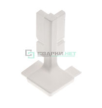 Угол 90 градусов внешний для профиля L - образного 4464, цвет белый - Чертеж