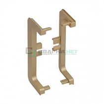 Комплект открытых заглушек для профиля C - образного 4466, цвет шампань металлик - Чертеж