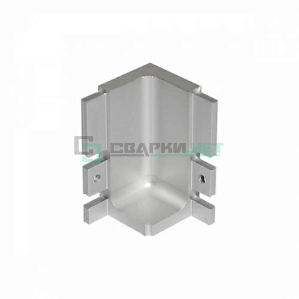 Угол 90 градусов внутренний для профиля L - образного 4464, цвет серый металлик