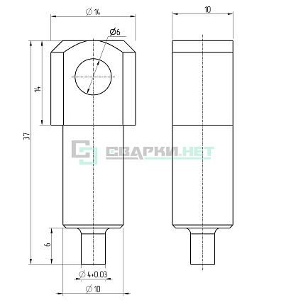 Сменный пуансон дырокола  