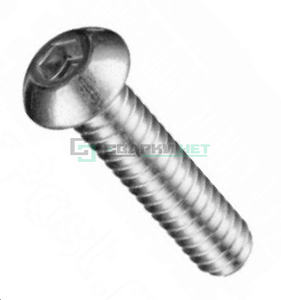 Винт с п/сф головкой и вн.  шестигранником М5х45   DIN7991 