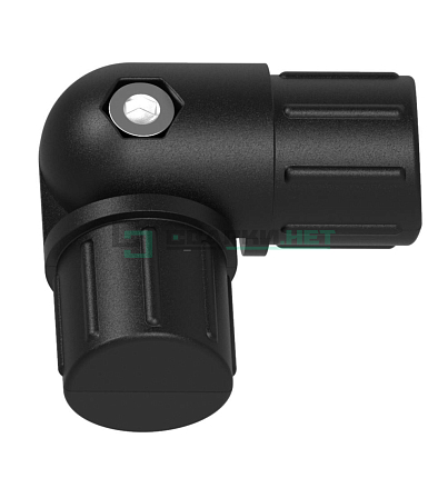 Шарнир поручня Ф38  черный 