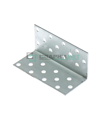 Крепежный уголок равносторонний KUR-40х80 (40х40х80) - Чертеж