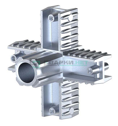 Угловой соединитель 5-ти лучевой 25х25х1,2  