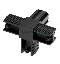 Угловой соединитель 4-х лучевой 25х25х1,2 .  - Чертеж