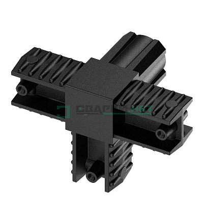 Угловой соединитель 4-х лучевой 25х25х1,2 . 