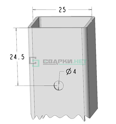Дырокол (пробивка отверстий в профиле) 