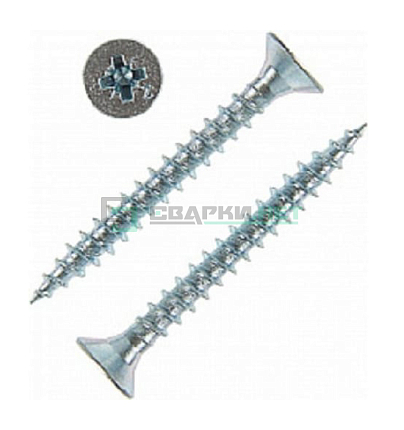 Саморез в потайной головкой под крест 4,5х40 