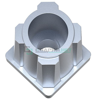 Заглушка 25х25х1,2  М10