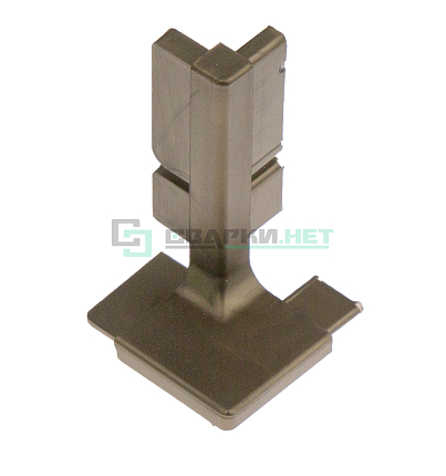 Угол 90 градусов внешний для профиля L - образного 4464, цвет шампань металлик