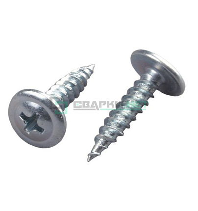 Саморез со сферической головкой и пресшайбой 4,2х13  