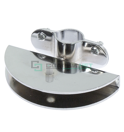 Полкодержатель односторонний 25 мм для стекла