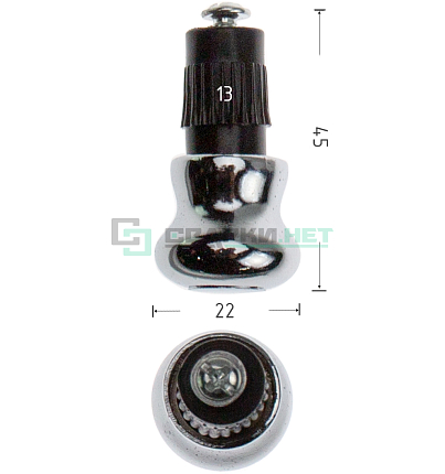 Заглушка рейлинга винтаж d-16